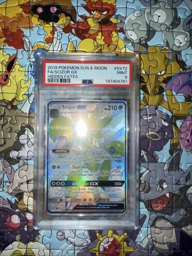 FA Scizor GX - SV72/SV94 - PSA 9 - Mint - Pokemon