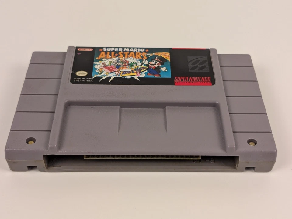 Super Mario All-Stars (Super Nintendo SNES, 1993) Authentic Game Tested⬅️🔥 - Image 3 of 4