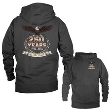 250 Years of American Independence Day US Flag 4th of July Patriotic Hoodie