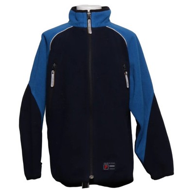 Polarn O. Pyret, Fleecejacke, Jungen, Größe: 134, Blau/Schwarz, Polyester #0wY
