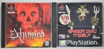 Exhumed + Sheep, Dog 'n' Wolf (PS1) - Authentic PAL Dual Game Bundle