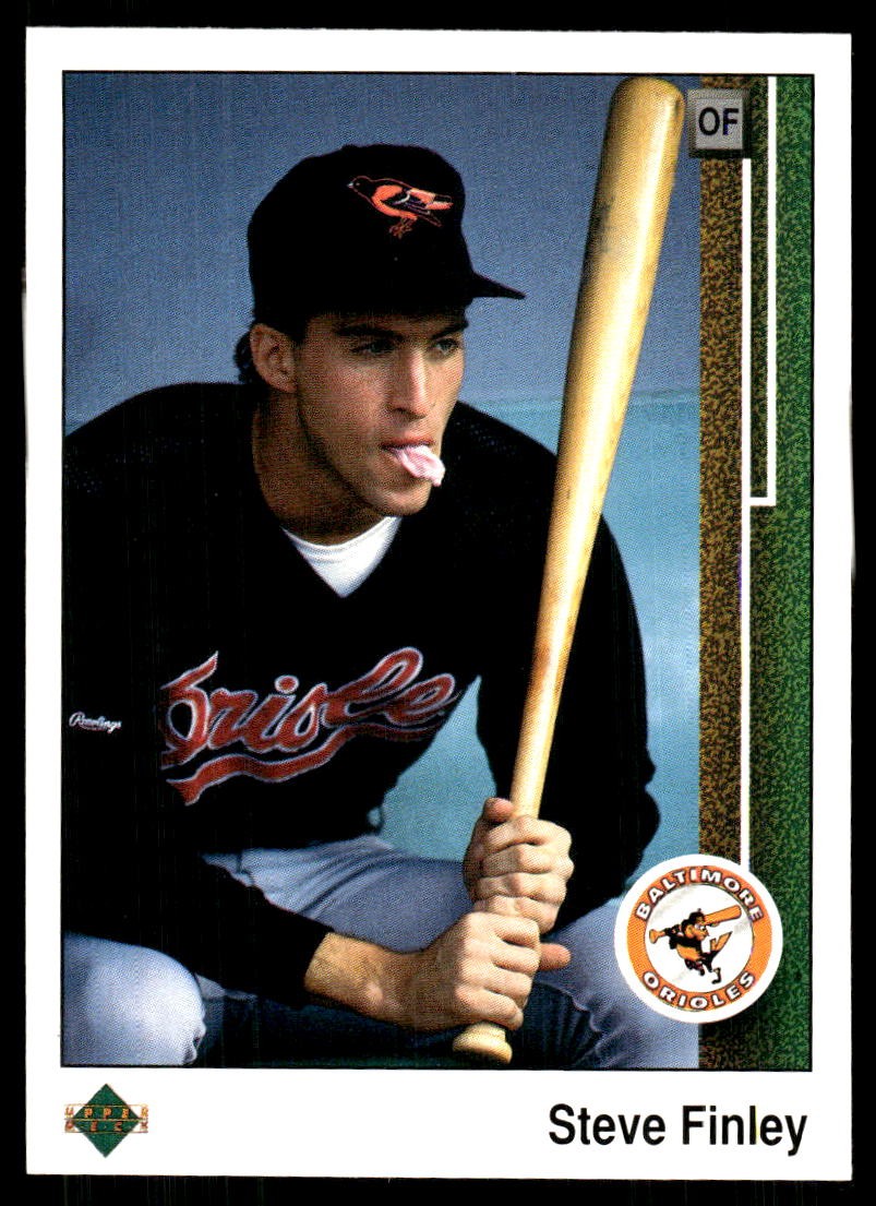 Steve Finley 1989 Upper Deck #742 Orioles FREE SHIPPING StackedPacks