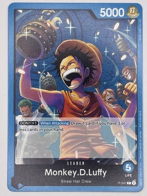 Monkey.D.Luffy P-047 Sealed Battle Kit Trophy Promo Near Mint NM