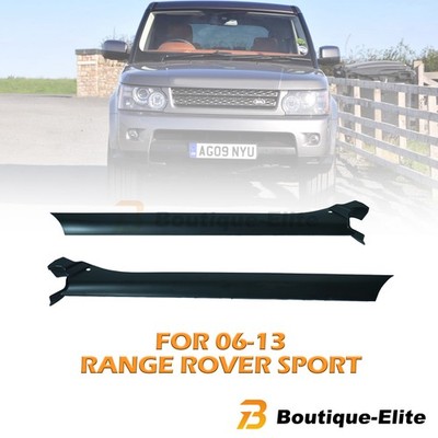 1 Pair Left & Right A Front Pillar Trim Strip For 2006-2013 Range Rover Sport