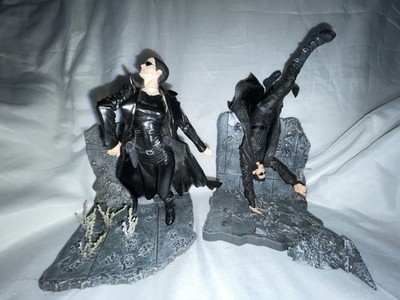 McFarland Toys The Matrix Lobby Scene Series 1 2003 Action Figures W/ Stands