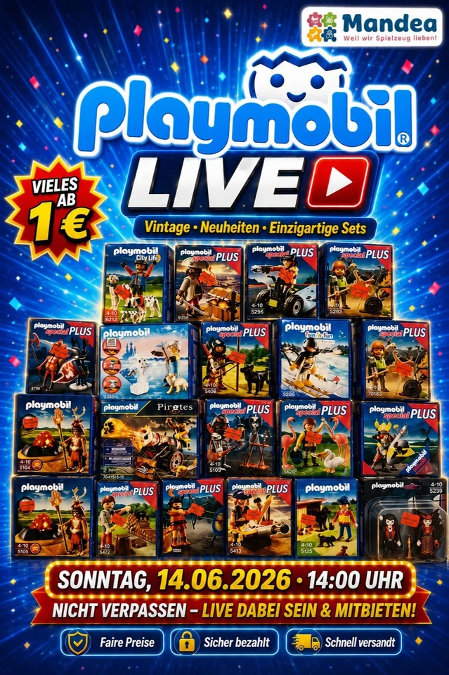 PLAYMOBIL Vintage in OVP - Sowie viele weitere neuwertige Playmobil Artikel