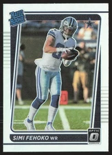 2021 Donruss Optic #242 Simi Fehoko Holo RC