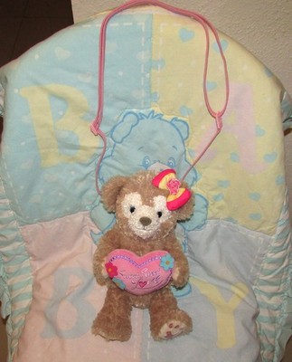 Hong Kong Disneyland Shellie May Bear Plush Small Purse Bag for Phone Duffy Rare