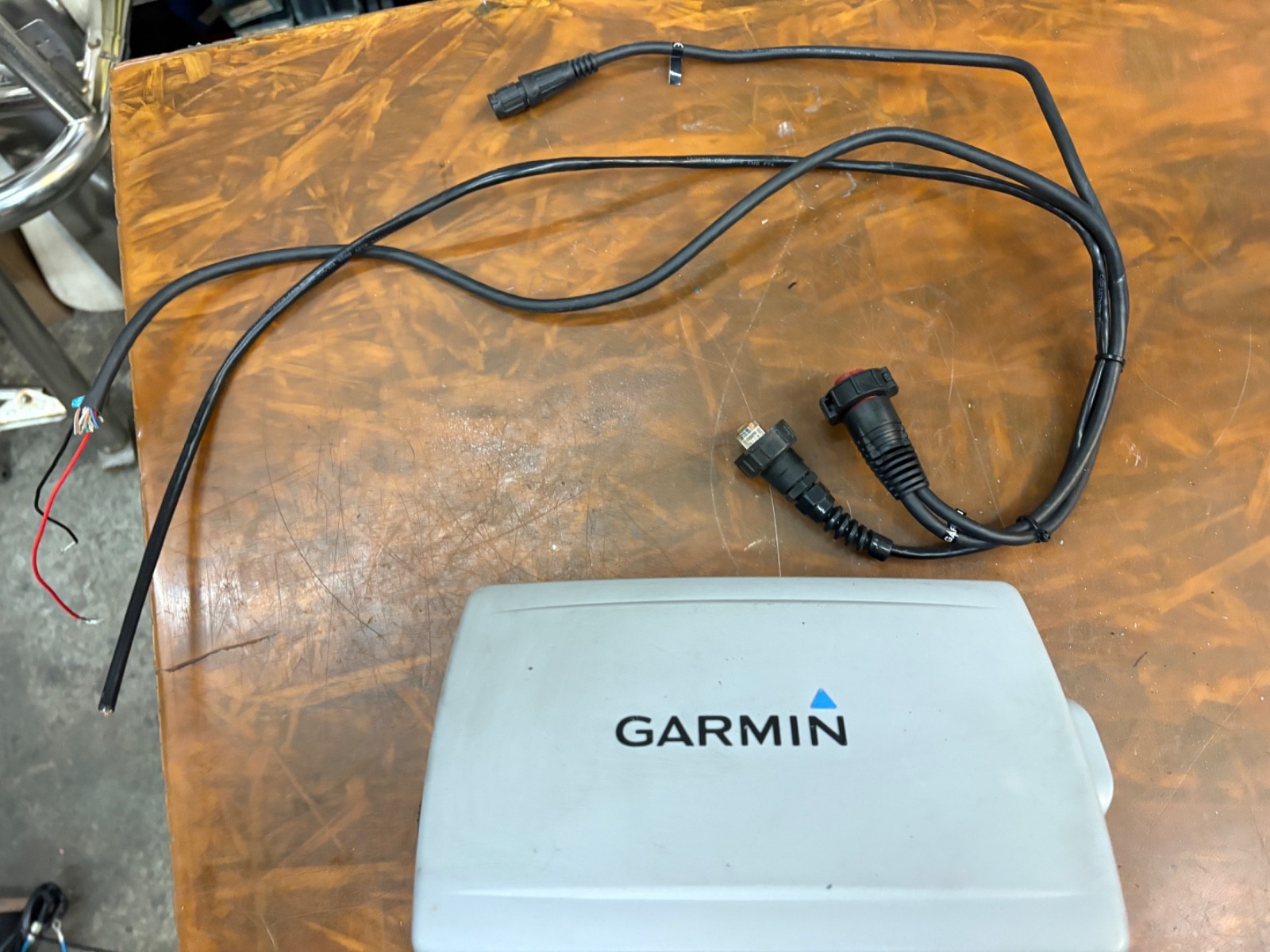 GARMIN 740S GPS MAP TOUCH SCREEN CHARTPLOTTER W/SUN COVER POWER CORD...