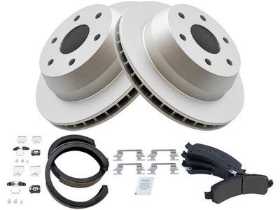 Rear Brake Pad Rotor and Parking Brake Kit fits GMC Savana 1500 2003-2014 21BHCH