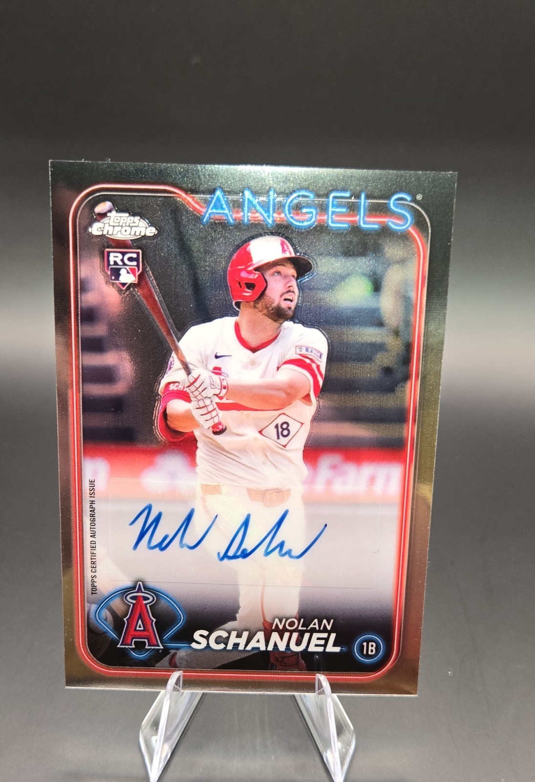 2024 Topps Chrome - Rookie Autographs Nolan Schanuel #RA-NS (AU, RC)