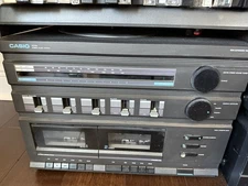 Casio Stereo Music System Record And Tape Player Only speakers Not Included