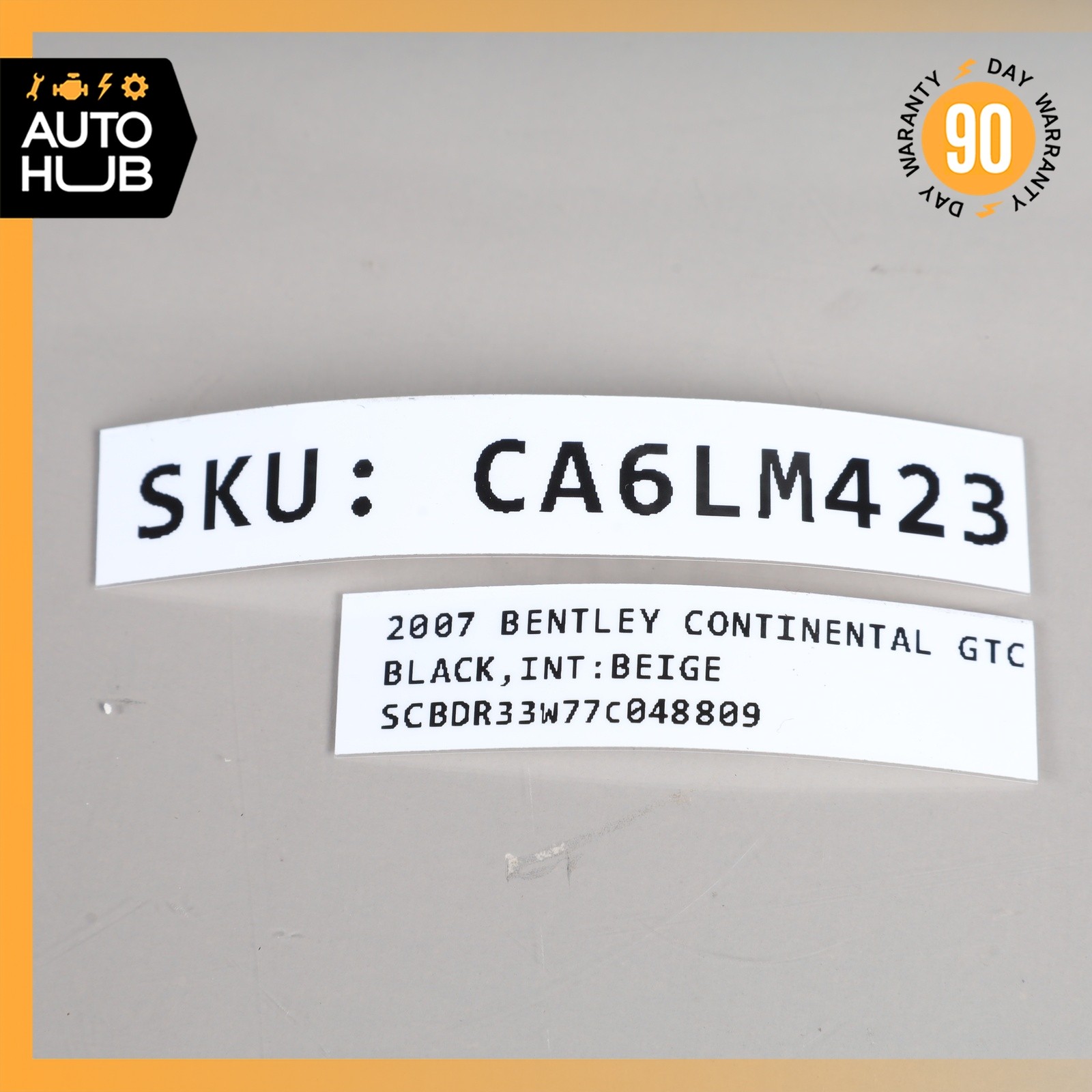 Bentley Continental GT Secondary air pump