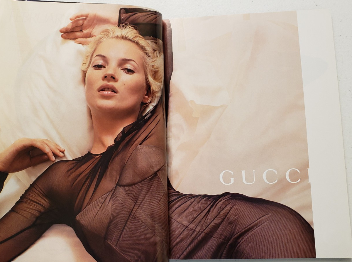 Vogue Magazine February 2001 Karolina Kurkova~Kate Moss~Gisele