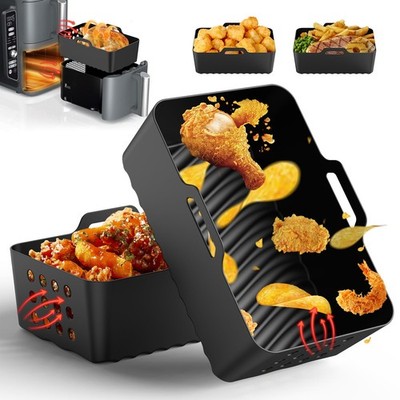2 Stück Airfryer Zubehör für Ninja Double Stack XL SL400EU,Heißluftfritteuse ...