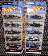 Set Of 2: 2024 2025 Hot Wheels Formula 1- 5 Packs Free Ferrari F1 w/Buy It Now