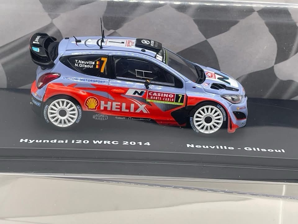 1/43 HYUNDAI I20 WRC MONTE CARLO RALLY 2014 THIERRY NEUVILLE | eBay