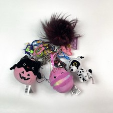 Squishmallows Keychain Lot Bundle Plush Toys Fidget Pop It TY Dalmatian Dog