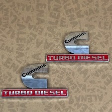 2pcs 3d Cummins Turbo Diesel Emblems Badge For Ram 2500 3500 Car Fender Marker 2pcs 3d Cummins Turbo Diesel Emblems Badge For Ram 2500 3500 Car Fender Marker