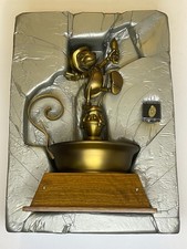 Jiminy Cricket Bronze Statue 30 yr Disney Service Award WITH Cast Exclusive Pin