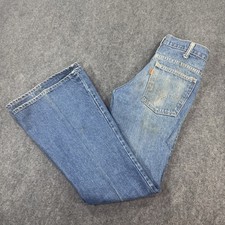 Vintage Levi s 1978 Orange Tab Bell Bottom Jeans 30x33