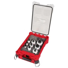 Milwaukee 49-22-4702 QUIK LOK HOLE DOZER Bi-Metal Kit w/ Organizer - 12 PC