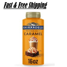 GHIRARDELLI Premium Caramel Sauce, 16 oz Bott...