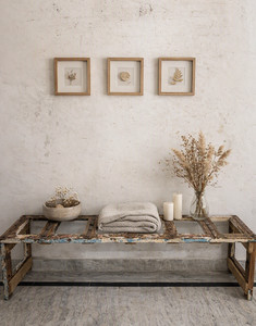 Vintage Reclaimed Door Coffee Table Base | Folding Legs | Glass Top Not Included