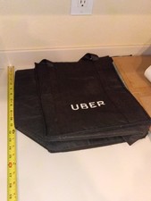 Uber Eats Insulated Food Delivery Bag - Black