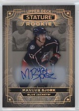 2022-23 Upper Deck Stature Rookies Auto 47/199 Marcus Bjork #110 Auto s3g