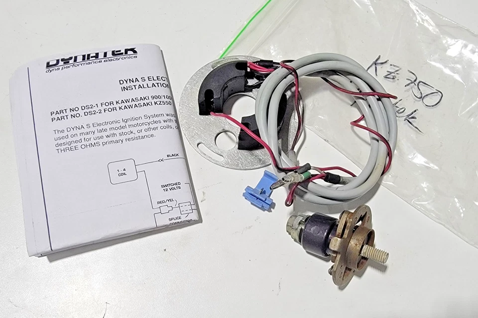 Dynatek encendido electrónico autónomo Kawasaki 1980-1983 KZ750 con avance Foto 2 de 4