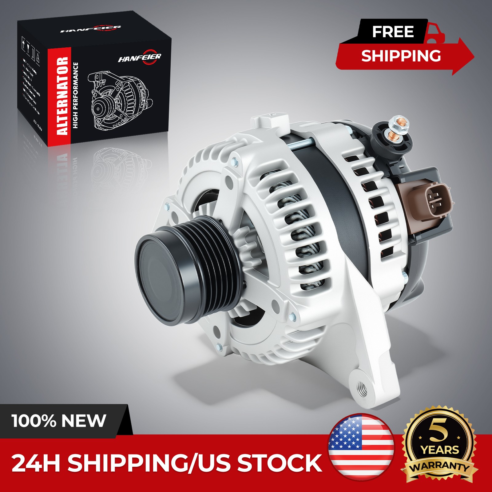 11402 Alternator for Toyota Camry RAV4 Scion tC 2.5L 100A 6Groove 27060-36010