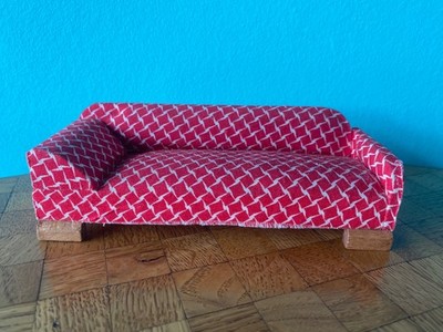Sofa Hermann Rülke 50er Puppenstube Puppenhaus 1:12  dollhouse  couch