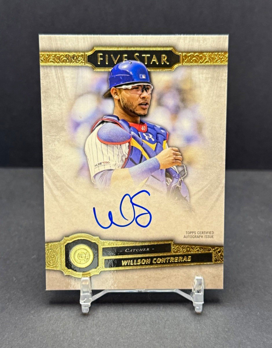 Topps 2021 Five Star Autographs Willson Contreras #FSA-WCV Auto Cubs