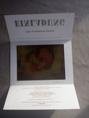 Wolfgang Posse, Hochwertiger Kunstdruck, signiert