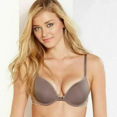 NWT Wacoal 858191 Comfort First Memory Push Up Bra 32DD Cappuccino