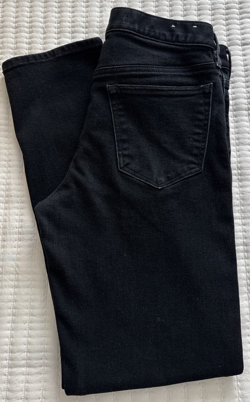 Banana Republic Men’s Traveler Straight Fit Black Denim Jeans Size 32x32