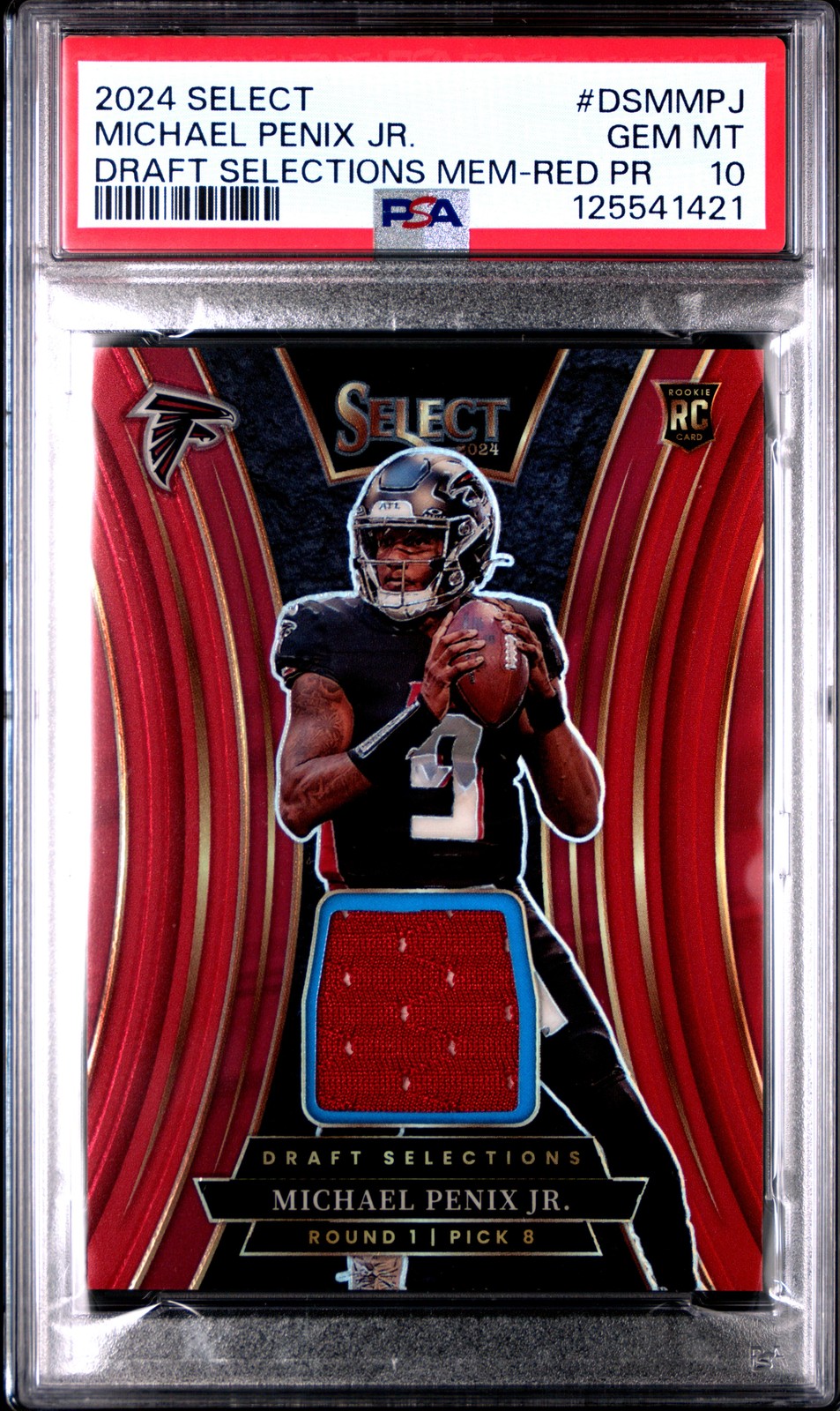 Michael Penix Panini Select Draft Selections Memorabilia #DSMMPJ Base