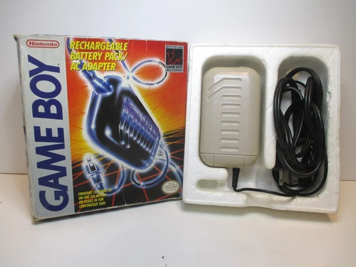 Vtg 1990's Original Nintendo Gameboy Rechargeable Battery Pack AC Adapter Works!