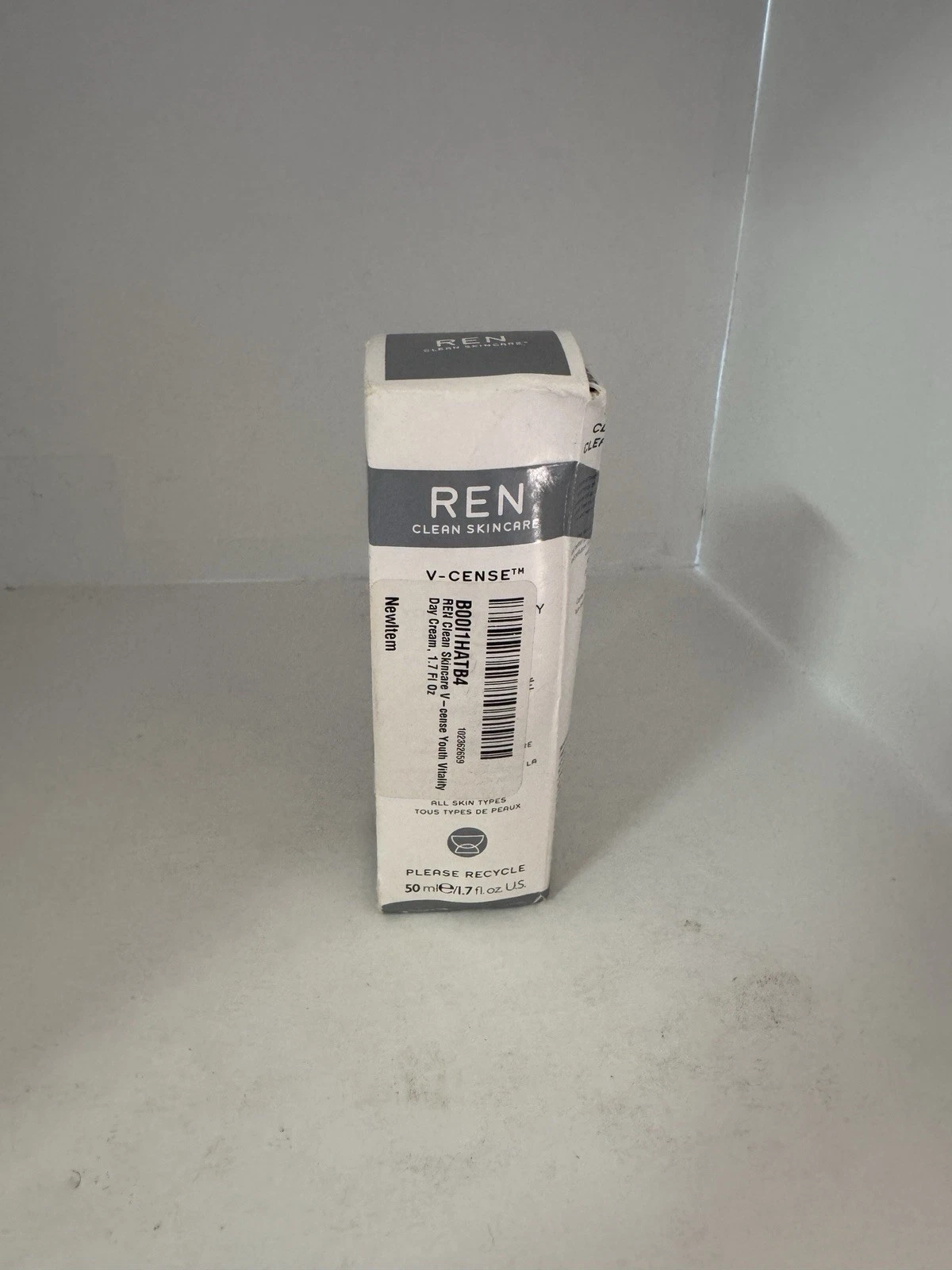 REN V-CENSE Youth Vitality Day Cream 50 ml/1.7 fl. oz. NEW SHIPS SAME DAY