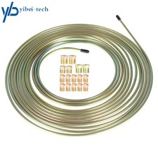 Brake Line Tubing Kits With 16 Fittings 25 Ft 316 Flexible Double Galvanized