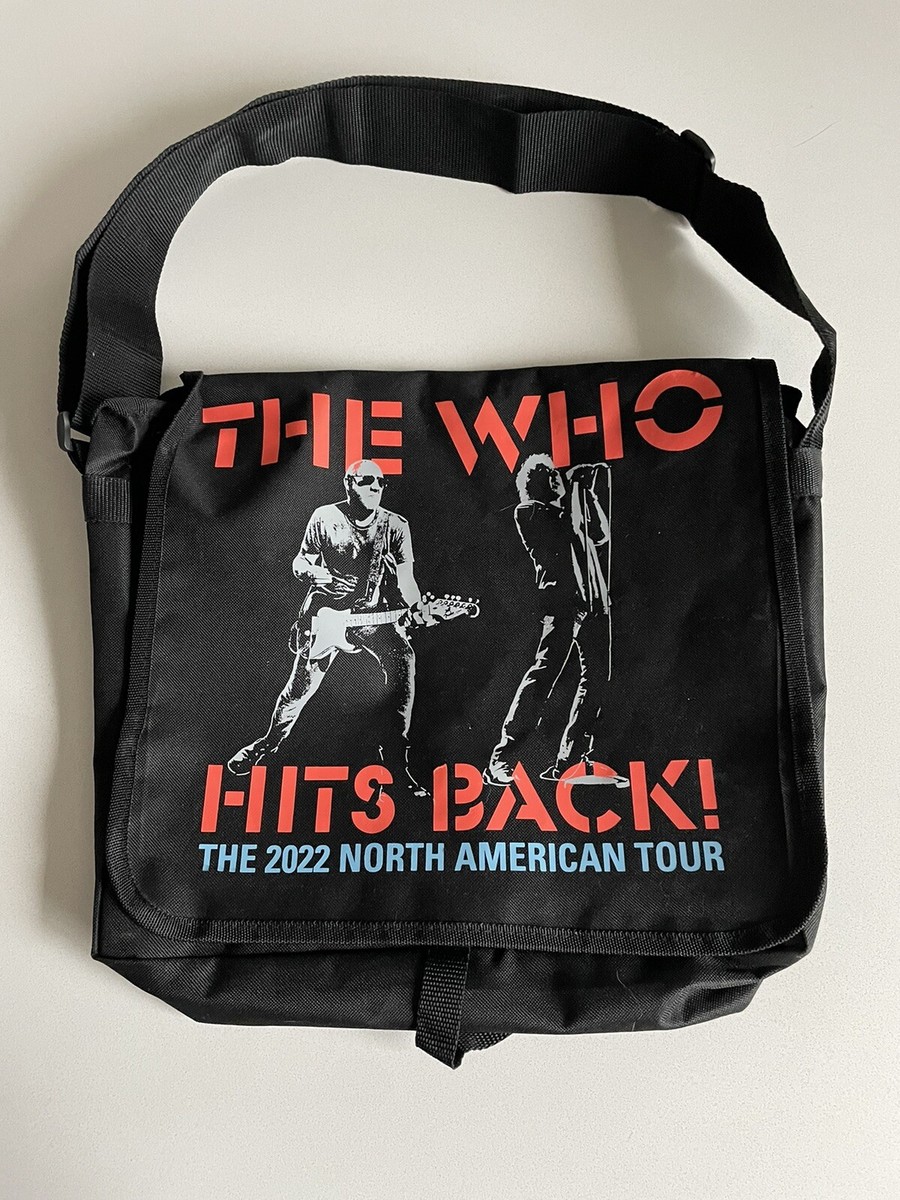 The Who Hits Back 2022 Tour VIP Duffel Messenger Laptop Bag Purse