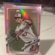2021 Topps Chrome John Means Pink Refractor #72 Orioles