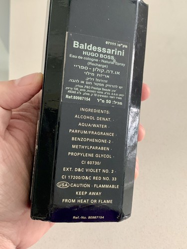 BALDESSARINI HUGO BOSS EAU DE COLOGNE 50ml MEN VINTAGE - Picture 4 of 6