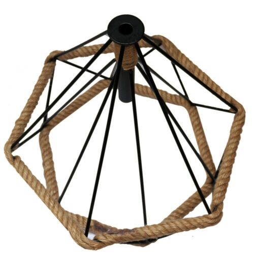 Vintage Ceiling Lightshade Metal Wire Cage Easy Fit Lampshade Hanging Lamp Shade - Picture 145 of 274