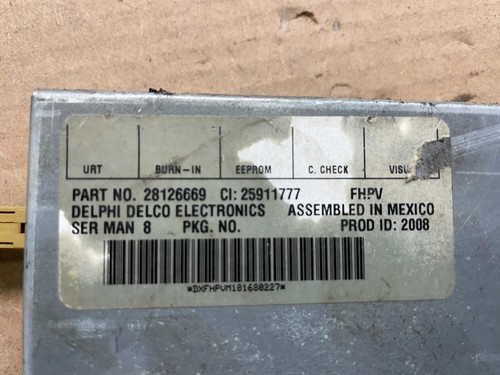 2007-2016 GMC Acadia AWD Satellite Radio Audio Receiver Control Module N7135 DG - Picture 5 of 6