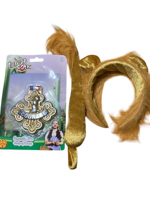 Rubie's - The Wizard of Oz Badge Of Courage NEW PLUS Headband And Tail