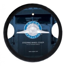 18 Perforated Leather Steering Wheel Cover - Blue