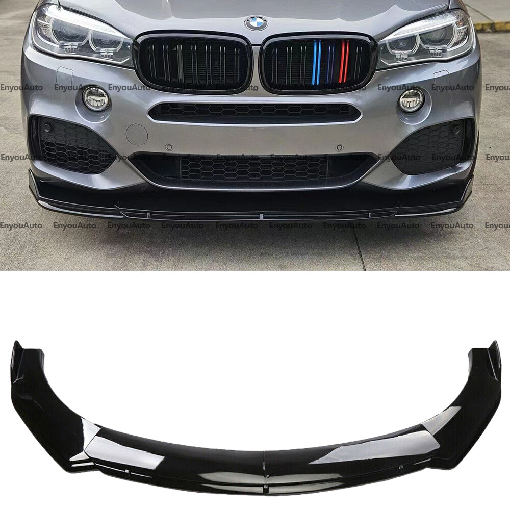 Glossy Black Rear Bumper Lip Splitter Diffuser – Universal Fit For BMW X1 X2 X3 X4 X5 X6 X7