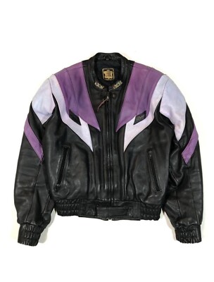 IXS Rare Vintage Avangarde Racing Moto Leather Jacket